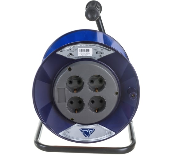 Удлинитель Партнер-Электро PowerLine 4 гн. с/з ПВС 3х0,75 ГОСТ 6A 20м UK104B-420DB