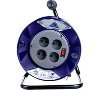 Удлинитель Партнер-Электро PowerLine 4 гн. б/з с выкл. ПВС 2х0,75 6A 20м UK201A-420DB