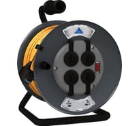 Удлинитель Партнер-Электро ProfiLine 4гн. с/з с выкл. ПВС 3х1 16A 30м IP 44 UP215C-430GR