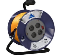 Удлинитель Партнер-Электро PowerLine 4 гн. б/з с выкл. ПВС 2х0,75 6A 30м UK201A-430DB