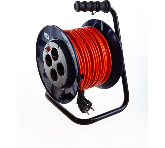 Удлинитель Партнер-Электро PowerLine 4 гн. с/з с выкл. ПВС 3х1 16A 30м UK205C-430DB