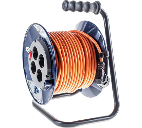 Удлинитель Партнер-Электро PowerLine 4 гн. с/з с выкл. ПВС 3х1,5 16A 20м UK206C-420DB
