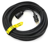 Силовой удлинитель б/катушки LUX 30030 УС1-Е-30 КГ 3x2.5 30м, 16А, 1 розетка с з/к 4606400419341