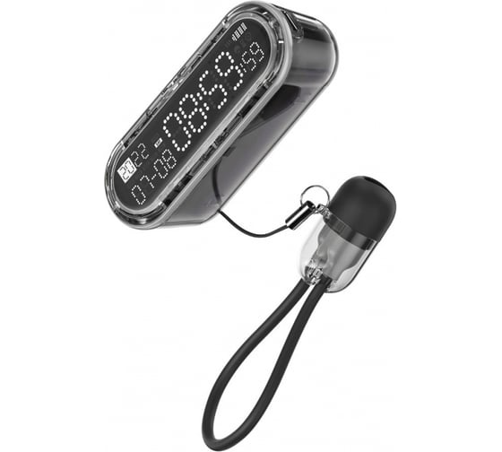 Портативный пауэрбанк-часы-брелок SHARGEEK K СAPSULE GRAVITY чёрный CG01-B