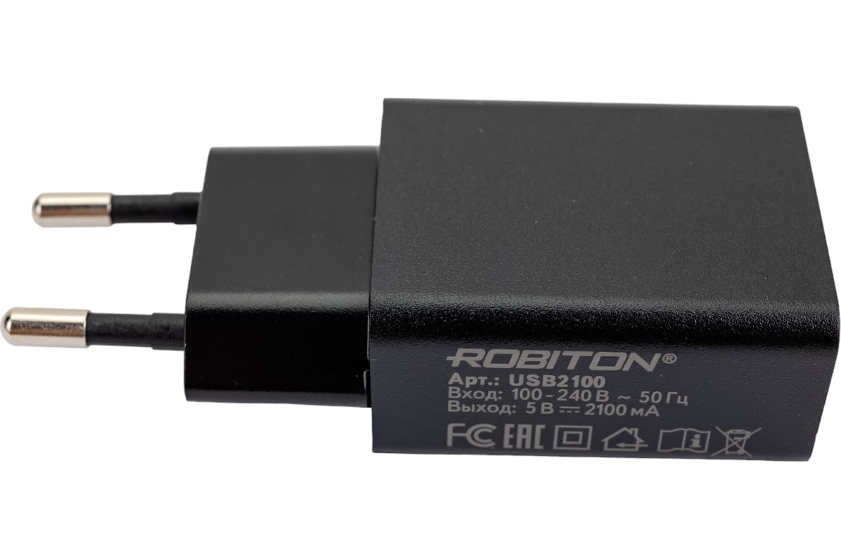 Блок питания Robiton USB2100 BL1 9576 - выгодная цена, отзывы,  характеристики, фото - купить в Москве и РФ