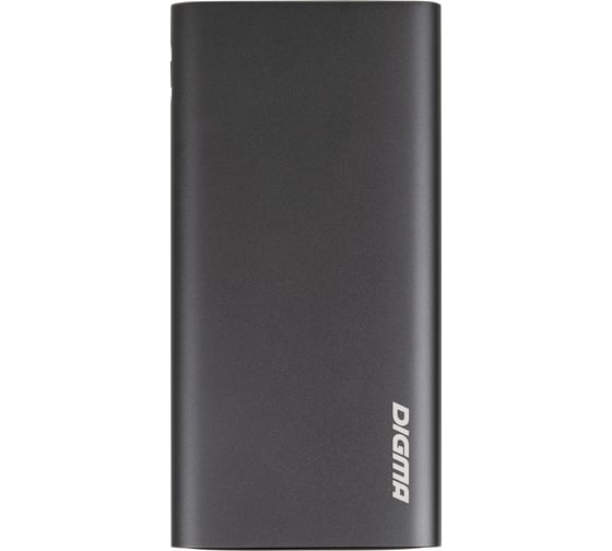 Мобильный аккумулятор DIGMA DGPF10F 10000mAh QC PD 3A серый (DGPF10F20AGY) 1455060