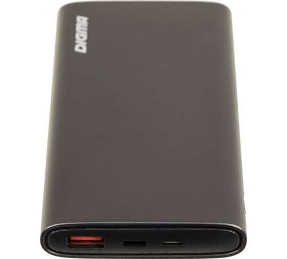 Мобильный аккумулятор DIGMA DGPF10F 10000mAh QC PD 3A серый (DGPF10F20AGY) 1455060
