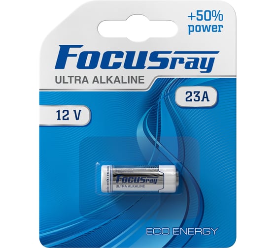 Батарея алкалиновая высоковольтная Focusray ULTRA ALKALINE 23A 12V арт. 622548 1
