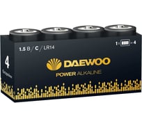 Алкалиновый элемент питания DAEWOO С/ LR14 1.5В Power Alkaline Pack-4 (уп.4шт) 5046566 29739668