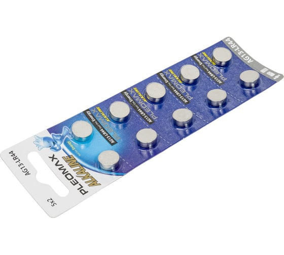 Батарейки Pleomax AG13 (357) LR1154, LR44 Button Cell (100/2000/112000) Б0061014