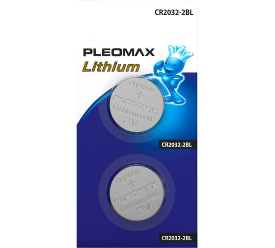 Батарейки Pleomax CR20322BL Lithium (60/240/43200) Б0061071