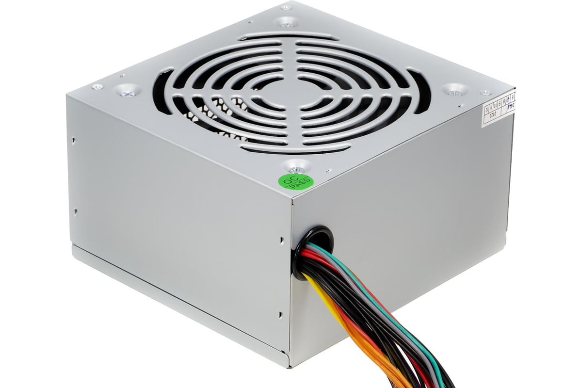 Блок питания 500W, ATX, 12cm fan, 20+4pins,1x4-pin P4,2 x SATA,2 x IDE ...