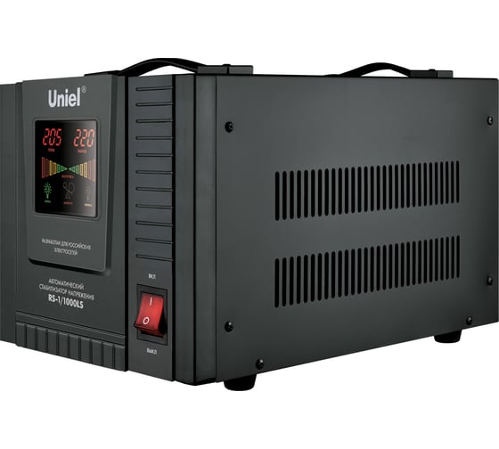 Релейный однофазный стабилизатор напряжения Uniel RS-1/1000LS 70-275 В, 1000ВА 9497 1
