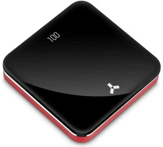 Внешний аккумулятор Accesstyle 8000 мА-ч, 2 подкл. устройства, черный/красный Carmine 8MP