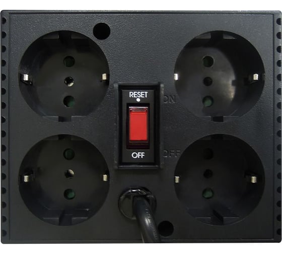 Стабилизатор напряжения Powercom черный TCA-2000 BL