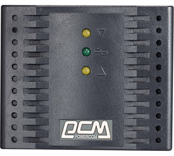 Стабилизатор напряжения Powercom черный TCA-3000 BL