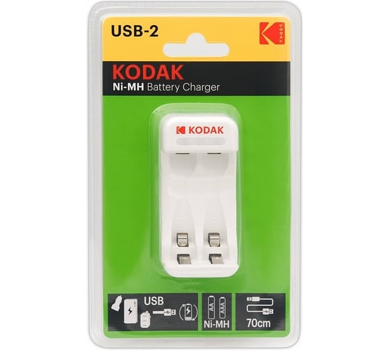 Зарядное устройство для аккумуляторов Kodak C8001B USB K2AA/AAA (6/24/1200) Б0047499 1