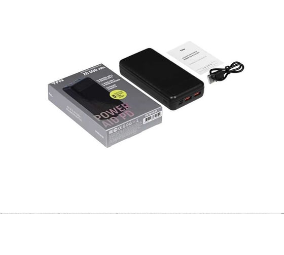АКБ TFN 20000mAh PowerAid PD 20 black TFN-PB-289-BK
