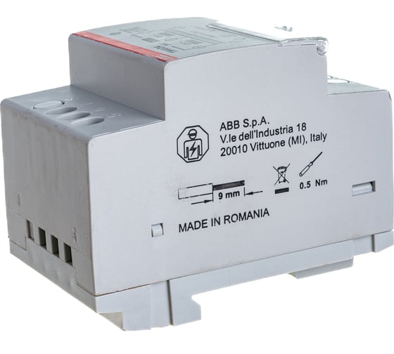 Модульный звонковый трансформатор ABB 220/2412+12 40VA 2CSM228785R0802