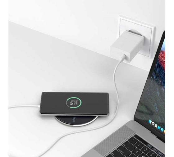 Беспроводное зарядное устройство TFN RAPID+ 10W black -QI01 TFN-QI01