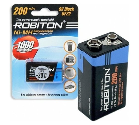 Аккумулятор ROBITON 200MH9 SR1 13562
