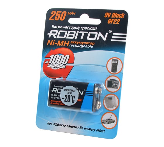 Аккумулятор ROBITON 250MH9-1 BL1 8801 1