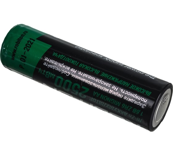 Аккумулятор ROBITON 2500NZAA-2 Ni-Zn AA 2500мВтч, 1500мАч BL2 (2шт) 15021