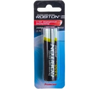Аккумулятор с защитой ROBITON 3.4/Li18650 3400мАч (NCR18650B) BL1 13485
