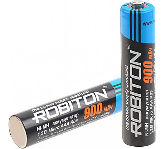 Аккумулятор ROBITON 900MHAAA-2 BL2 (2шт) 8796