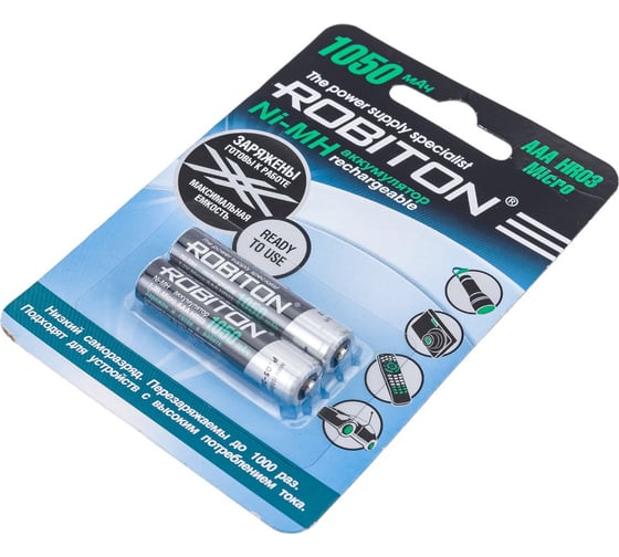 Аккумулятор ROBITON RTU1050MH-2 BL2 (2шт) 13117