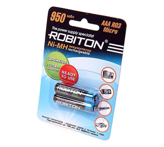 Аккумулятор ROBITON RTU950MHAAA-2 BL2 (2шт) 9792