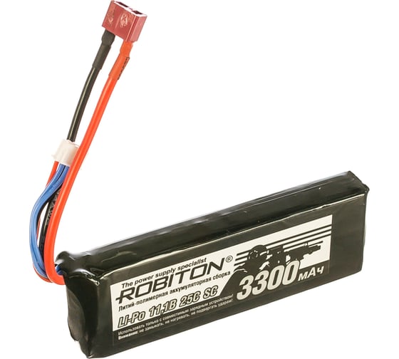 Аккумуляторная сборка ROBITON LP-STB3-3300 Lipo 11.1В 3300мАч 13351