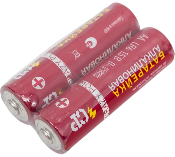 Батарейка Элемент питания алкалиновый CRAZYPOWER AA/LR6 (упаковка 32 шт) 5041516