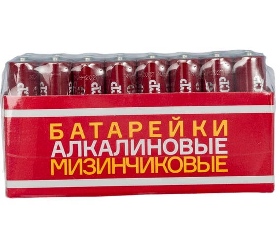 Батарейка Элемент питания алкалиновый CRAZYPOWER AAА/LR03 (упаковка 32 шт) 5041493