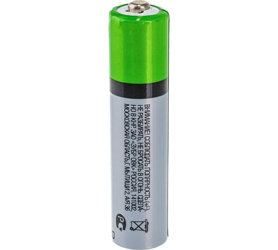 Аккумулятор ЗУБР Ni-Mh DYNAMIC PRO 59271-2C, ААА, 2шт на карточке 59271-2C_z01