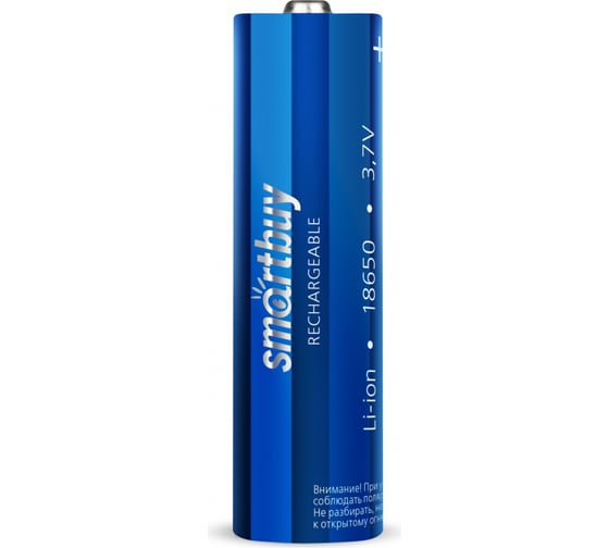 Аккумулятор Smartbuy li18650-2200 mah (10/100) SBBR-18650-1B2200