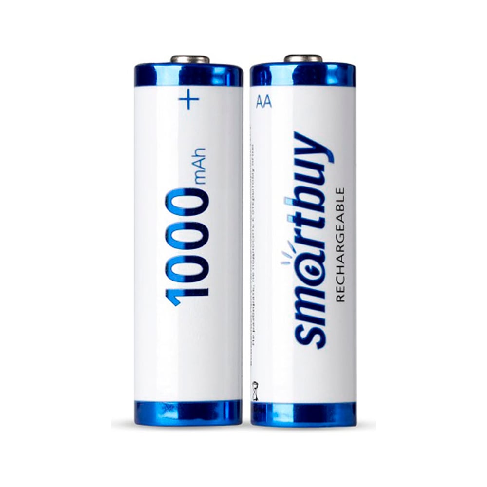 Аккумулятор Smartbuy nimh aa/2bl 1000 mah (24/240) упаковка 2 шт. SBBR ...