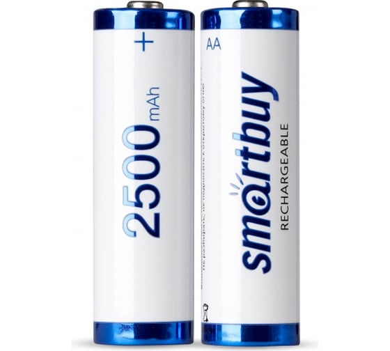 Аккумулятор Smartbuy nimh aa/2bl 2500 mah (24/240) упаковка 2 шт. SBBR-2A02BL2500