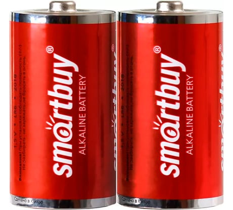 Батарейка Smartbuy алкалиновая lr14/2b (12/192) упаковка 2 шт. SBBA-C02B
