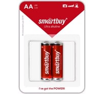 Батарейка Smartbuy алкалиновая lr6/2b (24/240) упаковка 2 шт. SBBA-2A02B