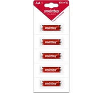 Батарейка Smartbuy алкалиновая lr6/5b strip (60/600) упаковка 5 шт. SBBA-2A05B