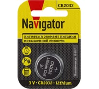 Элемент питания Navigator NBT-CR2032-BP1 29259 93823