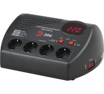 Компактный стабилизатор напряжения ЭРА СНК-500-Ц ц.д., 160-260В/220В, 500ВА Б0031071