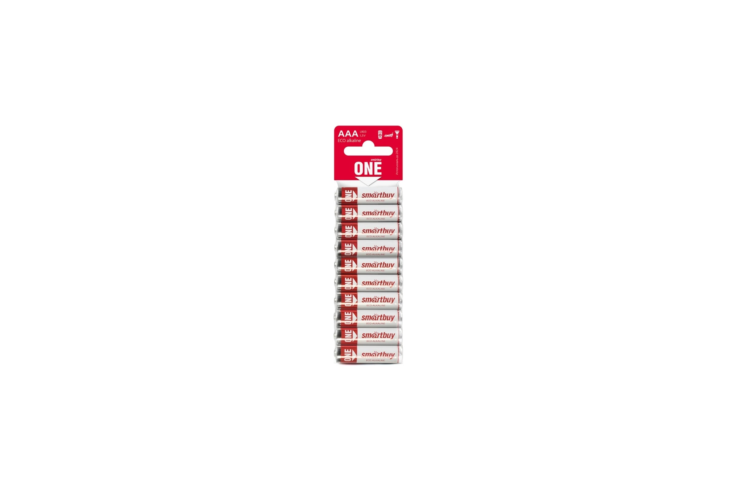 БатарейкаSmartbuyалкалиноваяonelr03/10b(300/600)упаковка10шт.SOBA-3A10B-Eco
