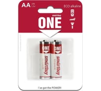 Батарейка Smartbuy алкалиновая one lr6/2b (24/240) упаковка 2 шт. SOBA-2A02B-Eco