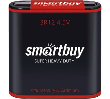 Батарейка Smartbuy солевая 3r12/1s (12/144) SBBZ-3R12-1S