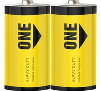 Батарейка Smartbuy солевая one r20/2s (24/288) упаковка 2 шт. SOBZ-D02S-Eco