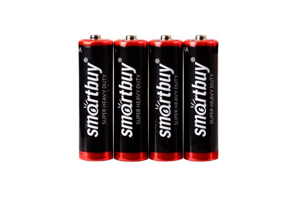Батарейка Smartbuy солевая r03/4s (60/600) упаковка 4 шт. SBBZ-3A04S ...