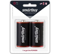 Батарейка Smartbuy солевая r20/2b (12/96) упаковка 2 шт. SBBZ-D02B