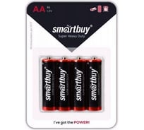 Батарейка Smartbuy солевая r6/4b (48/960) упаковка 4 шт. SBBZ-2A04B